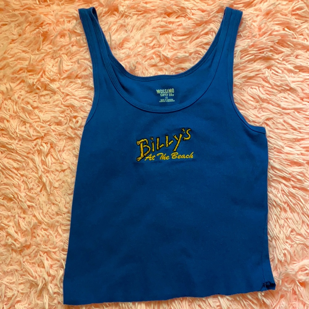 Blue tank top